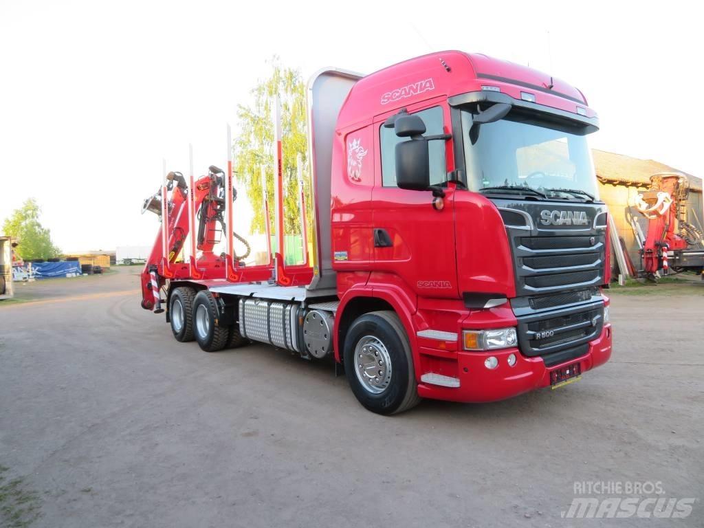 Scania R 500 Miškovežių vilkikai