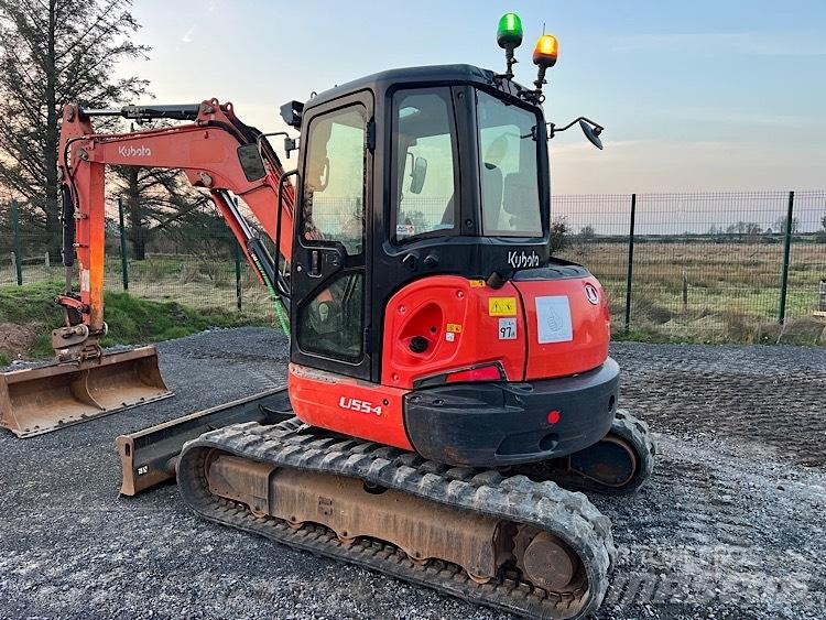 Kubota U55-4 Mini ekskavatoriai < 7 t