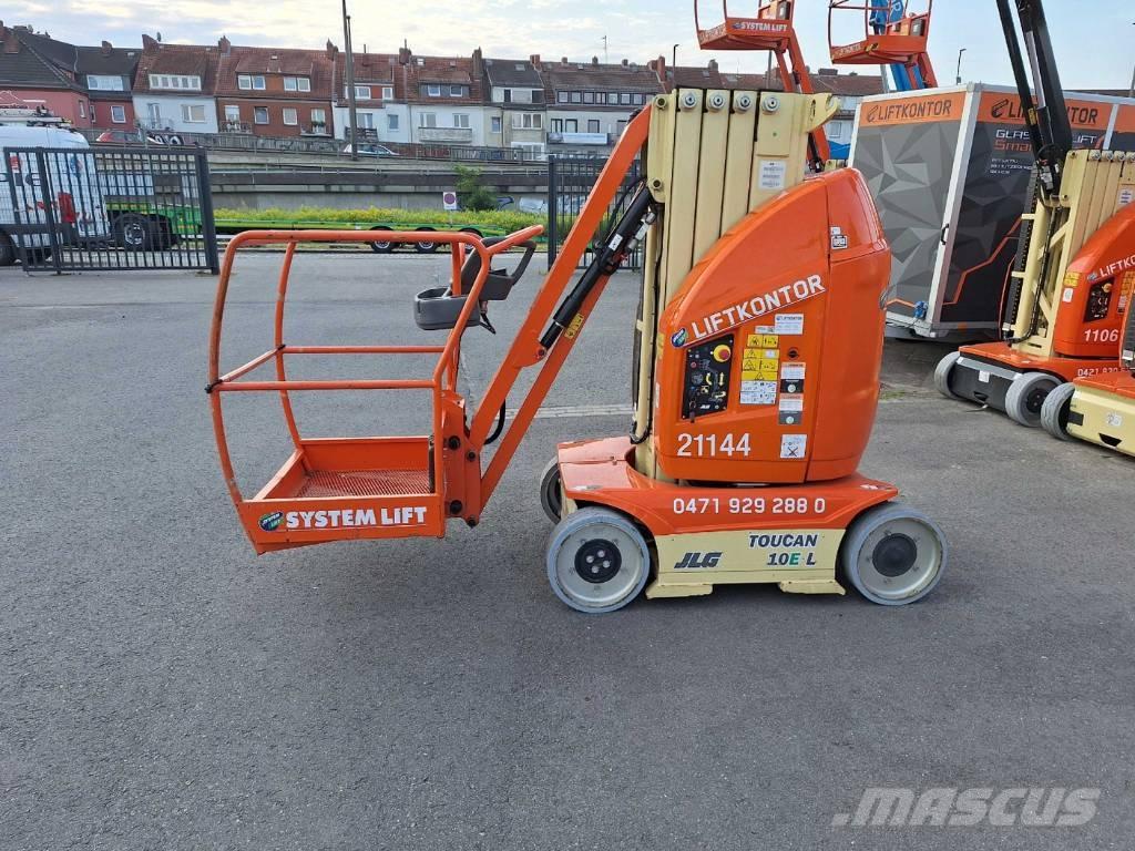 JLG Toucan 10 E-L Kiti keltuvai ir platformos