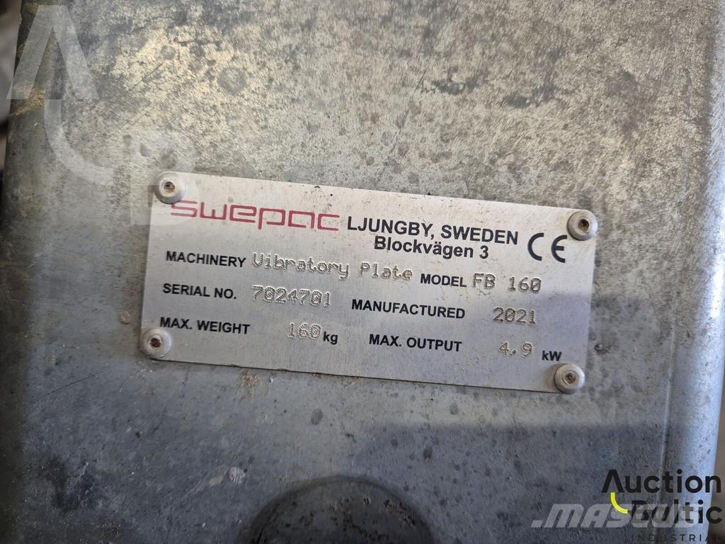 Swepac FB 160 Vibratoriai