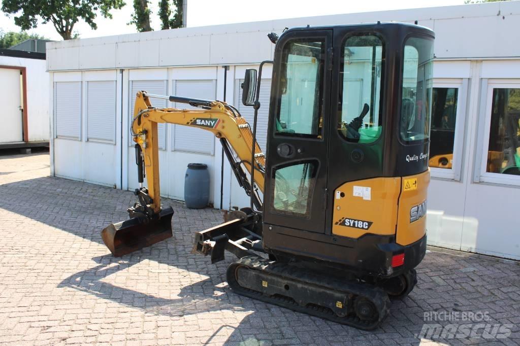 Sany SY 18 C Mini ekskavatoriai < 7 t