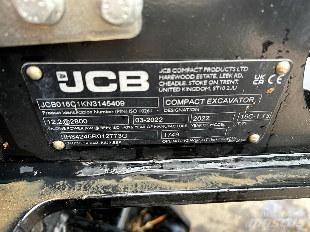 JCB 16C-1 Mini ekskavatoriai < 7 t