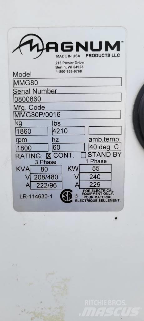 Magnum MMG 80 Dyzeliniai generatoriai