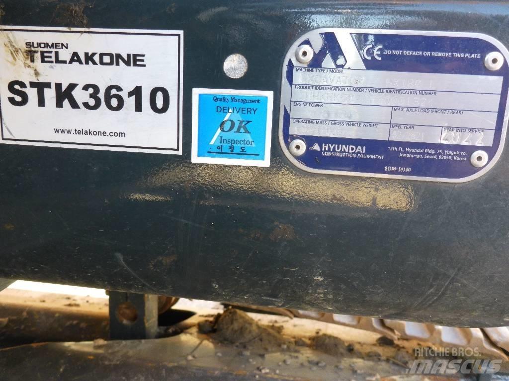Hyundai HX180L Vikšriniai ekskavatoriai