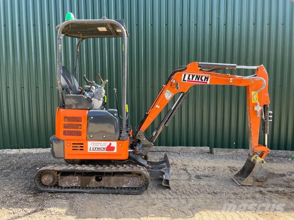 Hitachi ZX 19 U-6 Mini ekskavatoriai < 7 t