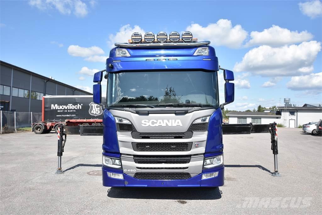 Scania G450 8X4 Automobiliniai kranai
