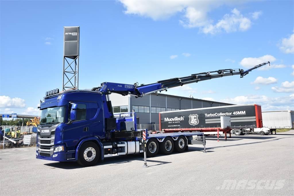 Scania G450 8X4 Automobiliniai kranai