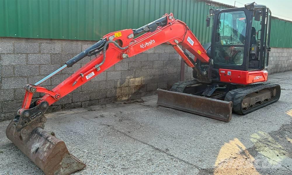 Kubota U 50-5 Mini ekskavatoriai < 7 t