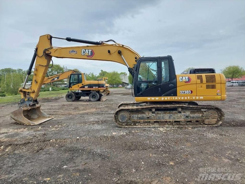 CAT 323D3 Vikšriniai ekskavatoriai