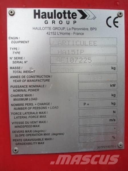 Haulotte HA 15 IP Alkūniniai keltuvai