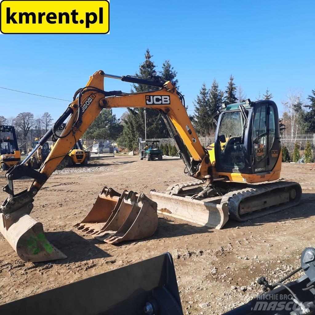 JCB 8085 Vidutinės galios ekskavatoriai 7-12 t
