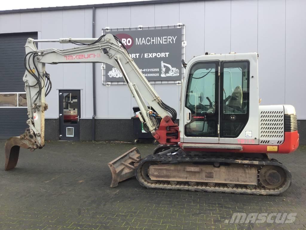 Takeuchi TB 175 Vidutinės galios ekskavatoriai 7-12 t