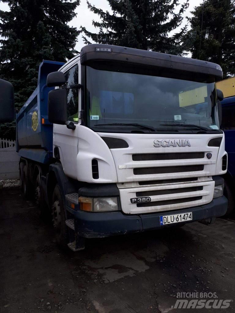 Scania P 380 Savivarčių priekabų vilkikai