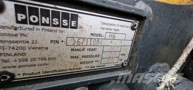 Ponsse Ergo 8wd Miško technika (Harvesteriai)