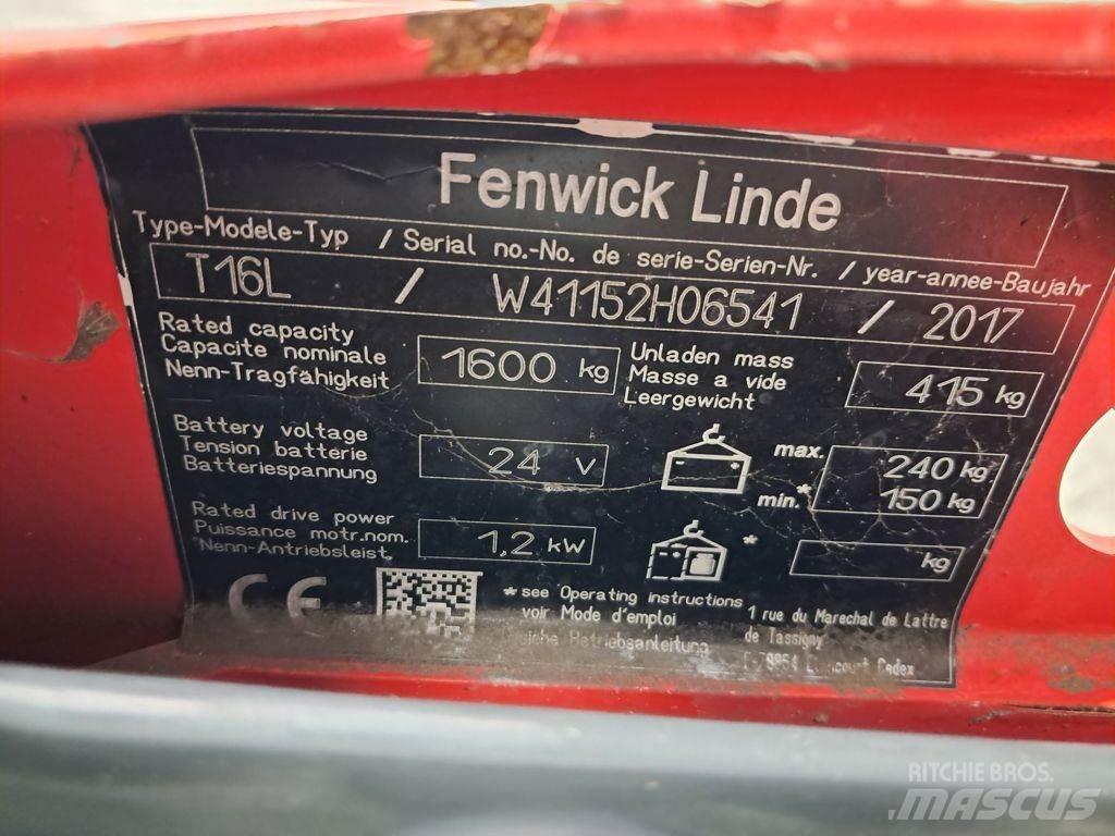 Linde T16L Rankiniai hidrauliniai vėžimėliai