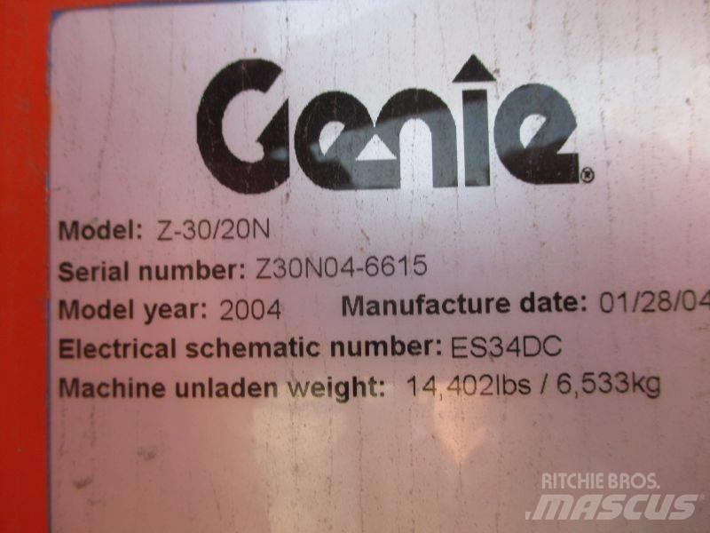 Genie Z 30/20 N Alkūniniai keltuvai