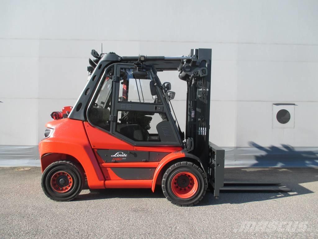 Linde H 80 D Dyzeliniai krautuvai