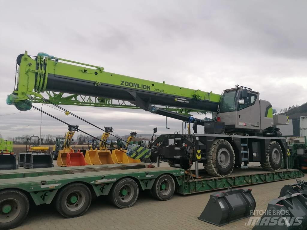 Zoomlion ZRT400 Neapdoroto reljefo kranai