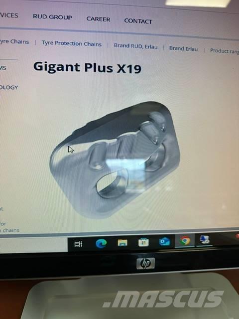 Rud Giant Plus X19 Padangos, ratai ir ratlankiai