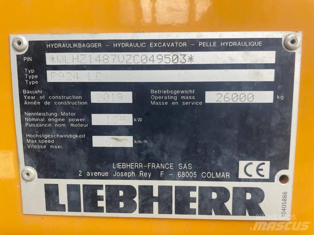 Liebherr R924 G8 Vikšriniai ekskavatoriai