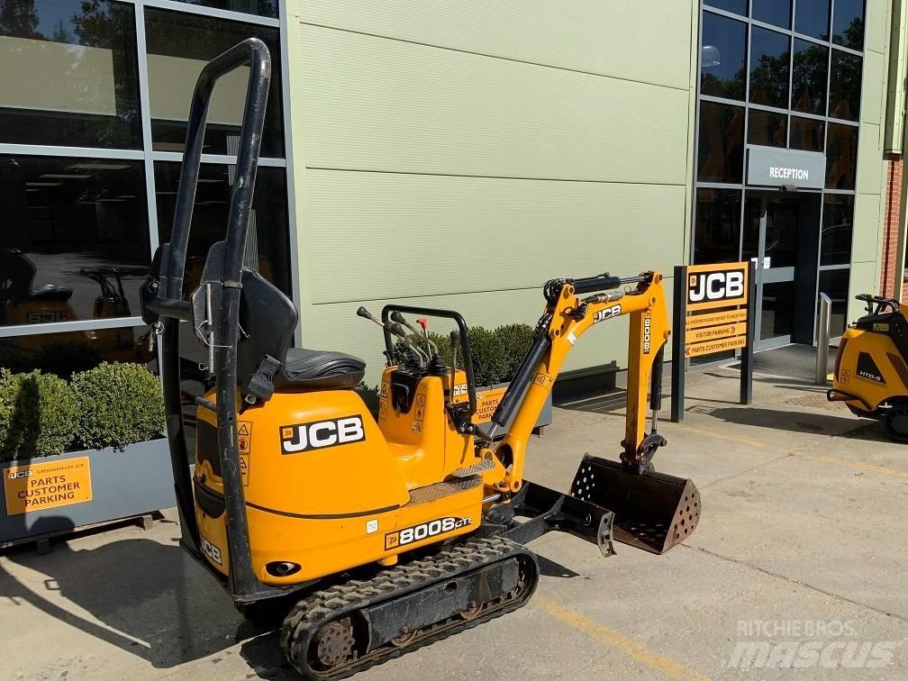 JCB 8008 Mini ekskavatoriai < 7 t