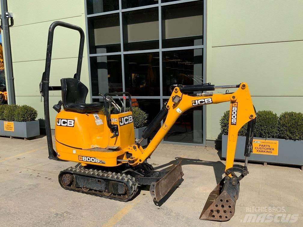 JCB 8008 Mini ekskavatoriai < 7 t