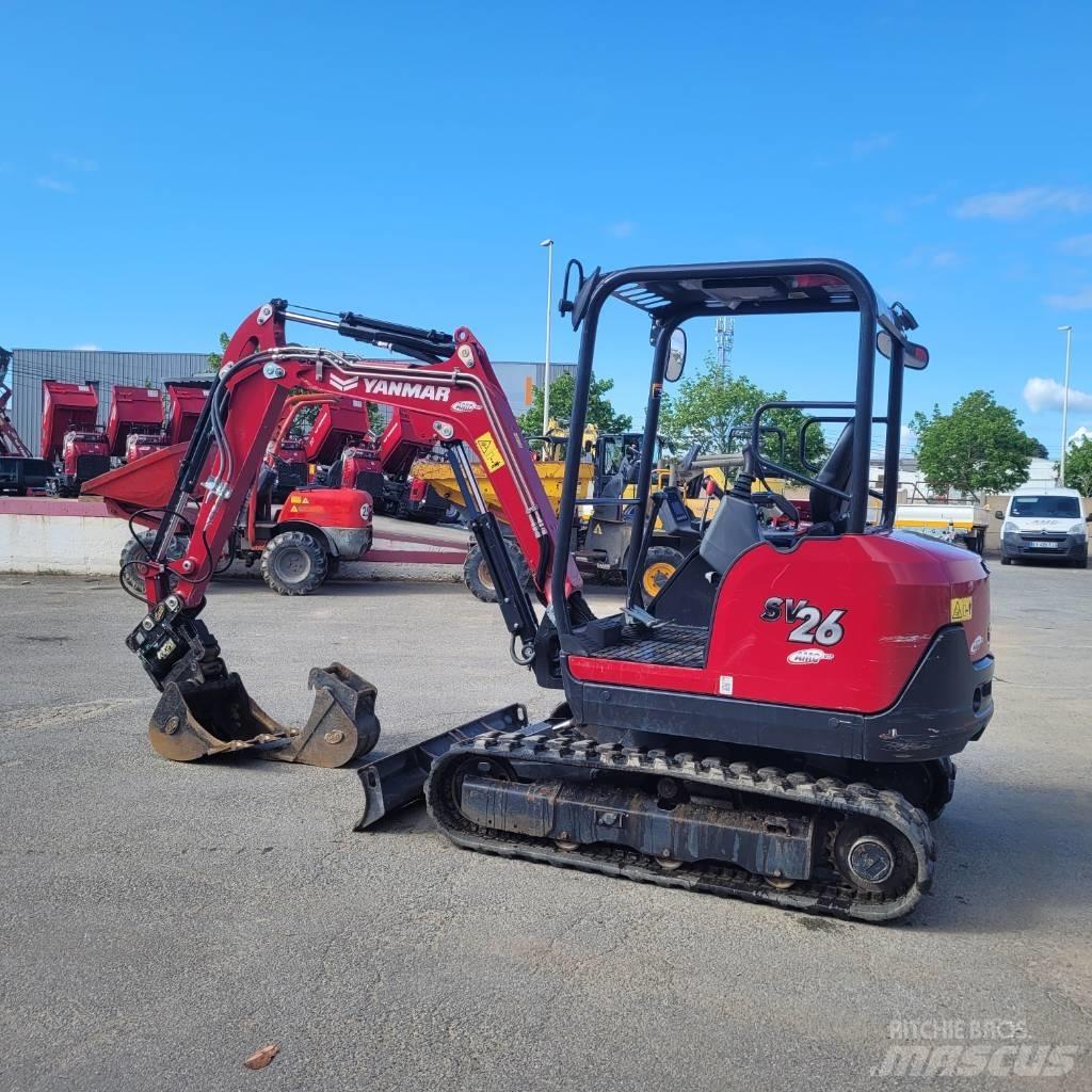 Yanmar SV26 Ess+ Mini ekskavatoriai < 7 t