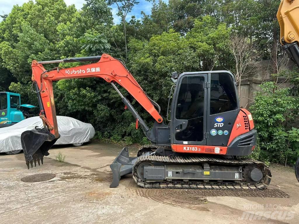 Kubota KX 183 Vidutinės galios ekskavatoriai 7-12 t