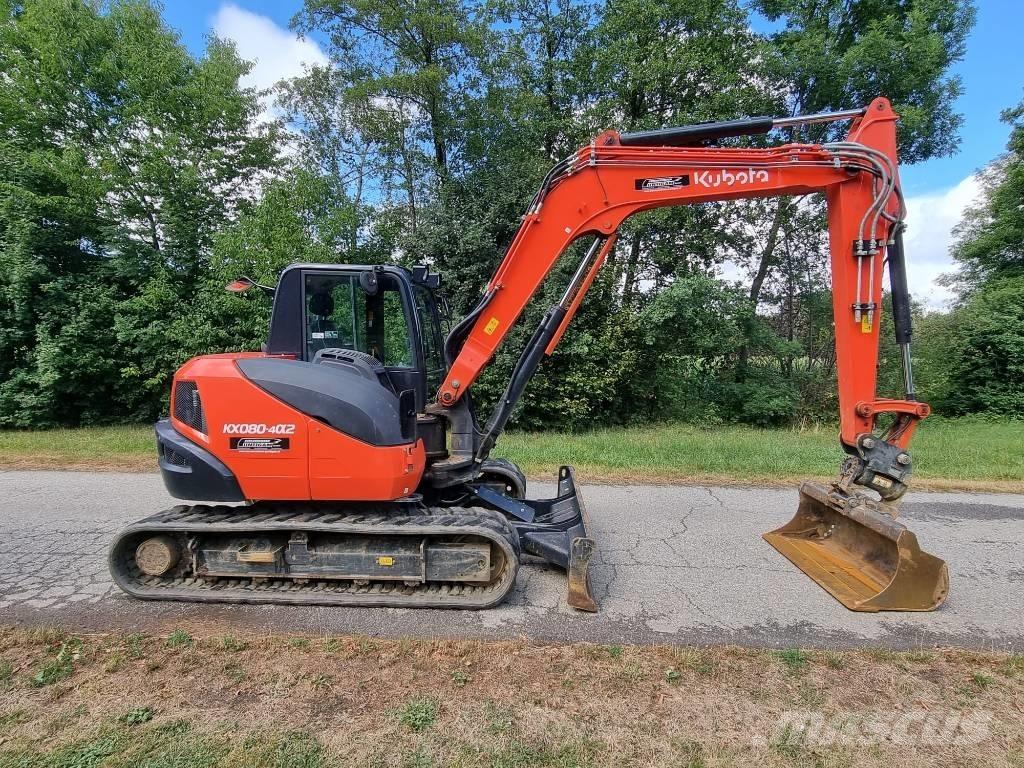 Kubota KX 080-4a2 Mini ekskavatoriai < 7 t