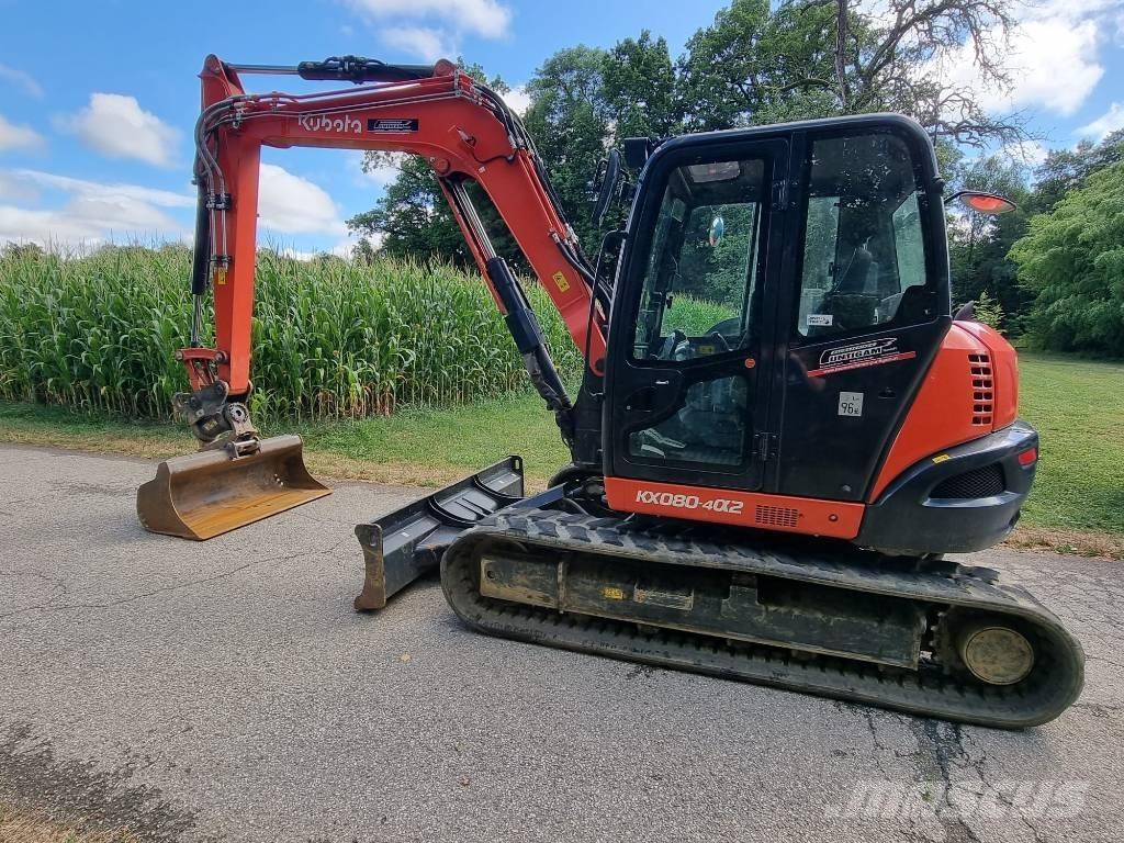 Kubota KX 080-4a2 Mini ekskavatoriai < 7 t