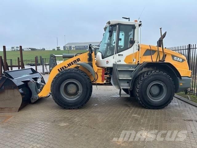 Liebherr L538 Waage Naudoti ratiniai krautuvai