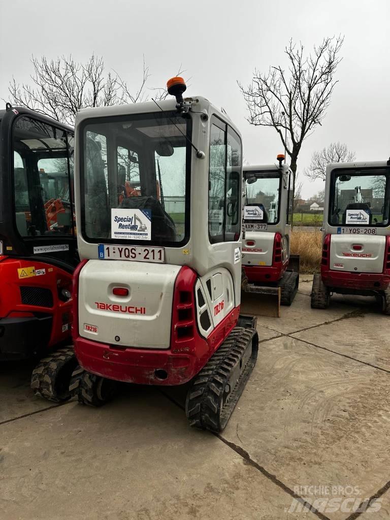 Takeuchi TB 216 Mini ekskavatoriai < 7 t