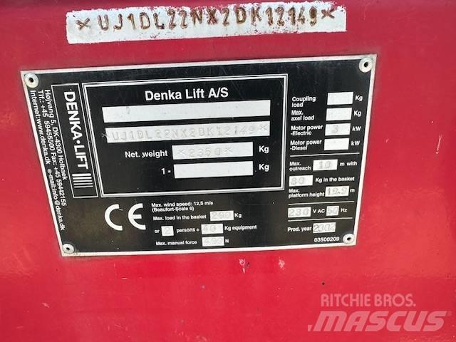 Denka-Lift DL 22 N Ant priekabų montuojamos kėlimo platformos