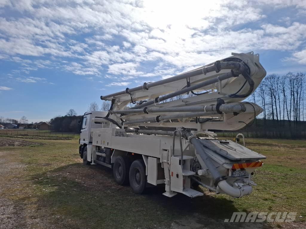 Mercedes-Benz Actros Betono siurbliai
