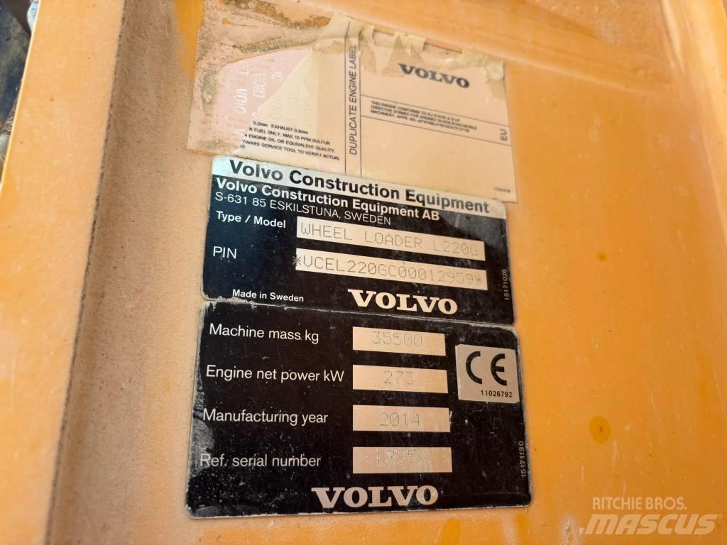 Volvo L 220 G Naudoti ratiniai krautuvai