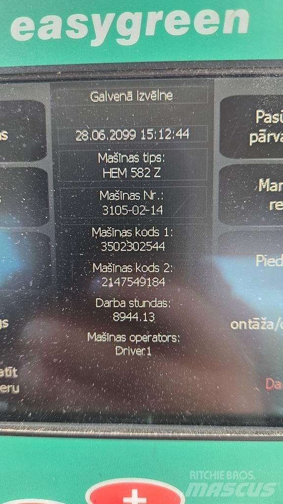 JENZ HEM 582 Z Medienos smulkintuvai