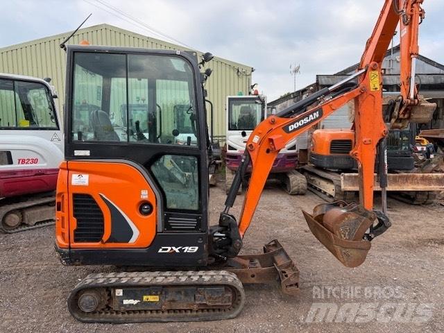 Doosan DX 19 Mini ekskavatoriai < 7 t