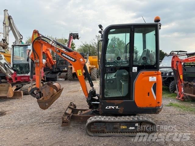 Doosan DX 19Z Mini ekskavatoriai < 7 t