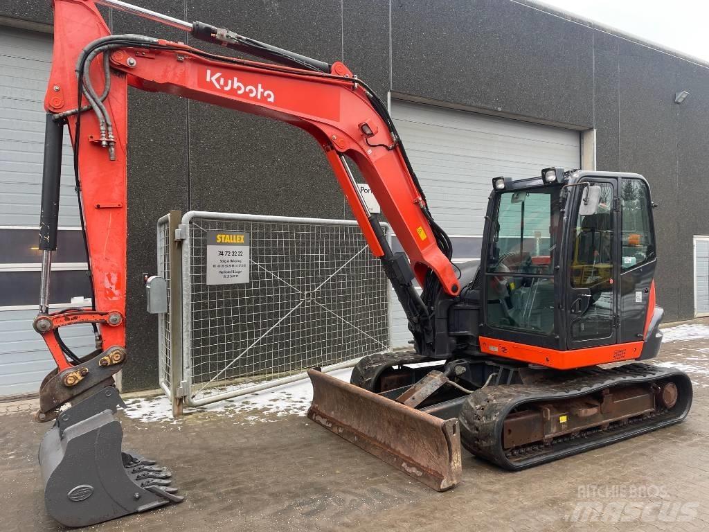 Kubota KX080-4a Vidutinės galios ekskavatoriai 7-12 t