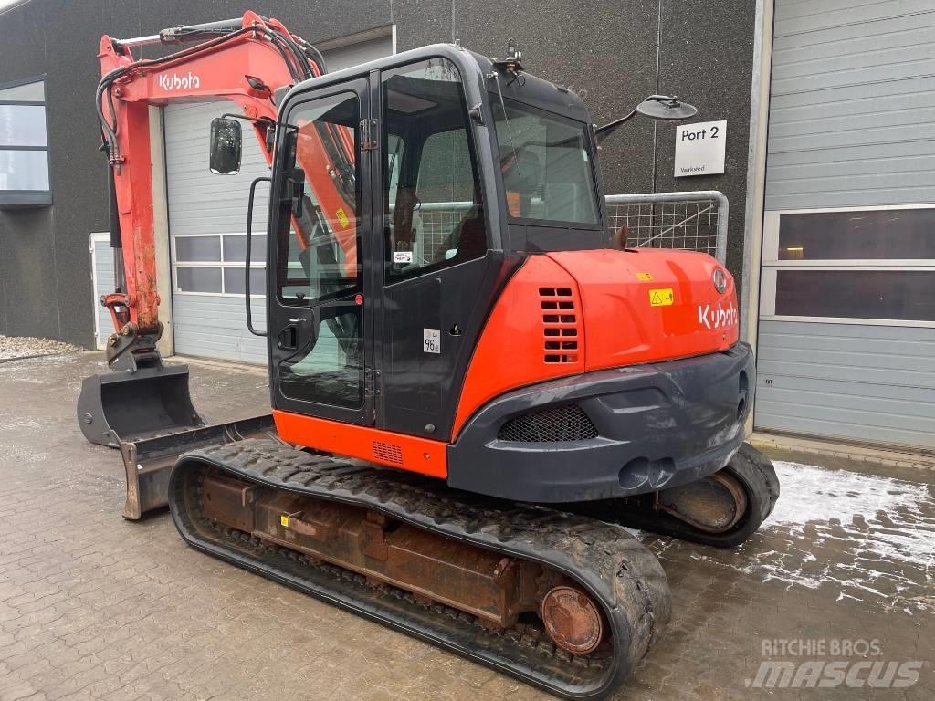 Kubota KX080-4a Vidutinės galios ekskavatoriai 7-12 t