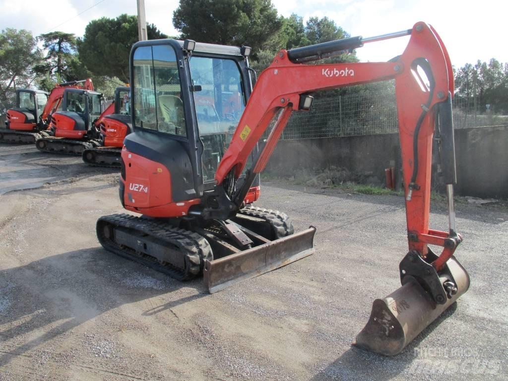 Kubota U 27-4 Mini ekskavatoriai < 7 t