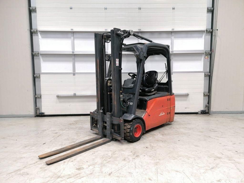 Linde E18L-01 Elektriniai šakiniai krautuvai