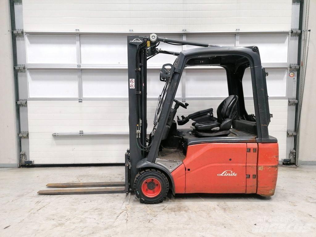 Linde E18L-01 Elektriniai šakiniai krautuvai
