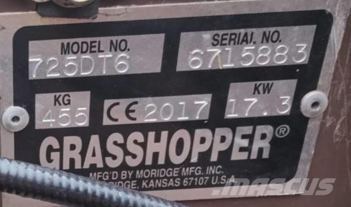 Grasshopper 725 DT 6 Žoliapjovės su lankstiniu vairavimo mechanizmu