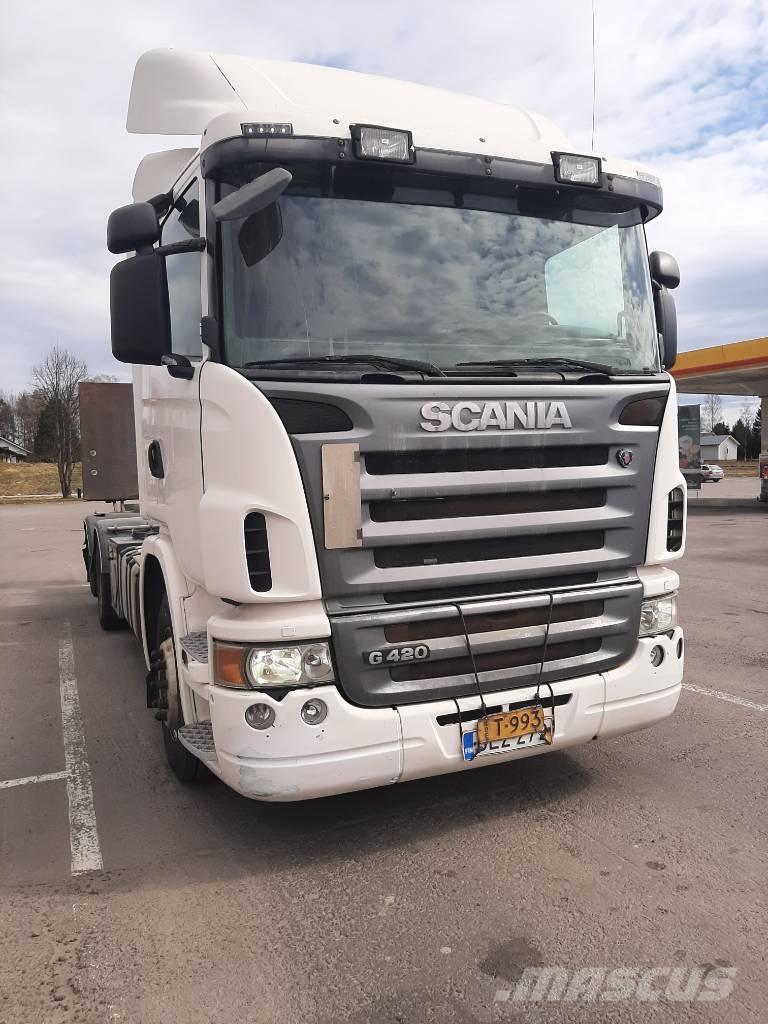 Scania G 420 Konteinerių nuožulnaus pakėlimo ant platformos krautuvai