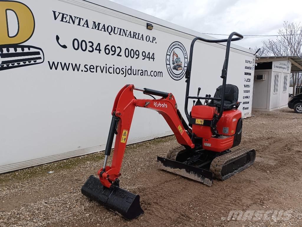 Kubota U 10 Mini ekskavatoriai < 7 t