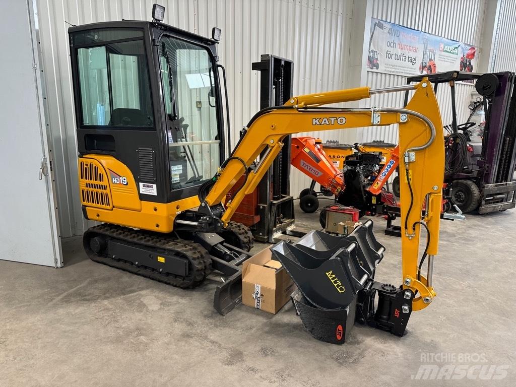 Kato HD 19vxt Mini ekskavatoriai < 7 t