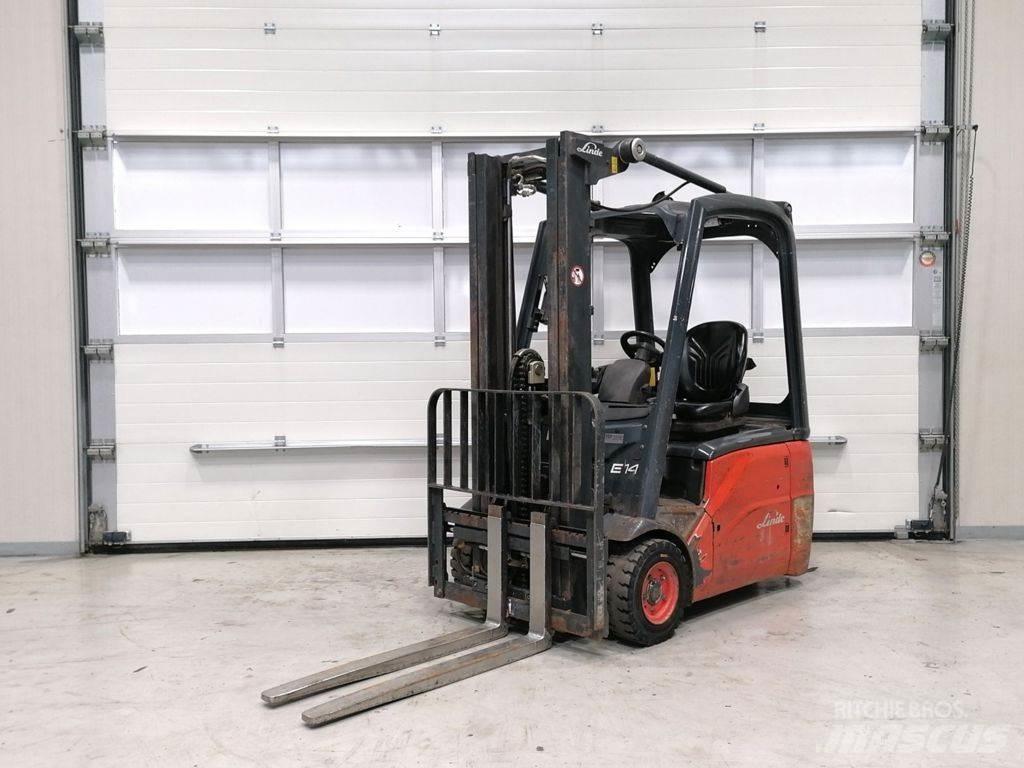 Linde E14-01 Elektriniai šakiniai krautuvai