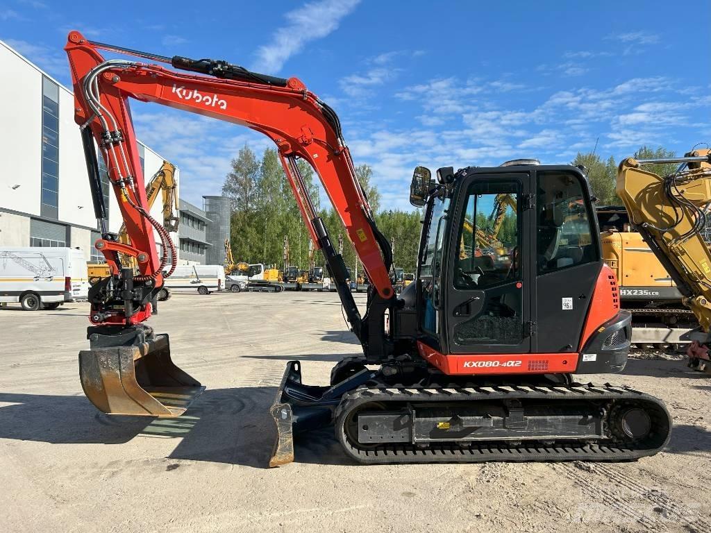 Kubota KX 080-4 A2 Vidutinės galios ekskavatoriai 7-12 t