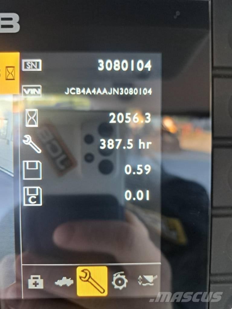 JCB 419 S Naudoti ratiniai krautuvai